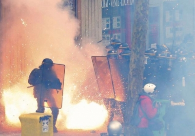 Масштабные протесты во Франции: ранено 24 полицейских, - ВИДЕО