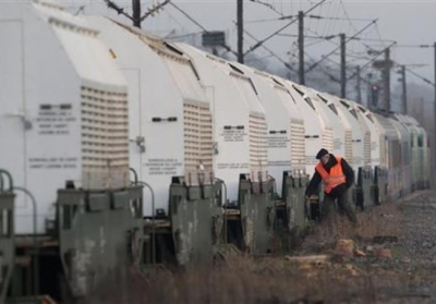 Во Франции сошел с рельсов поезд с ядерными отходами