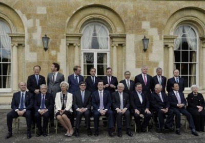 Міністри фінансів Великої сімки. Фото: AFP