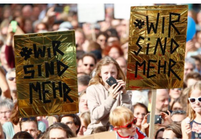 В Германии прошли акции против ксенофобии: 