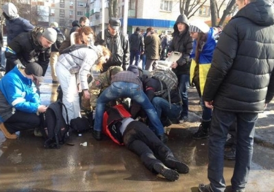 Теракт на митинге за единство Украины в Харькове: есть погибшие