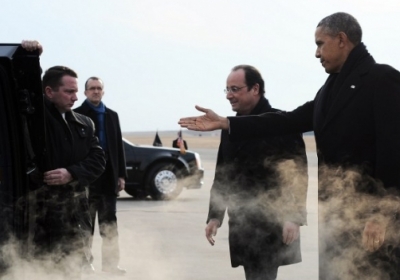 Франсуа Олланд, Барак Обама. Фото: AFP