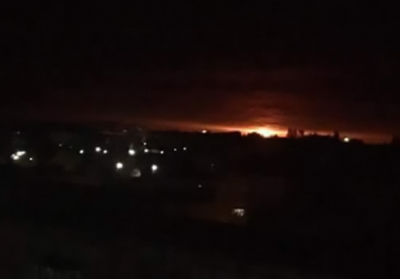 Вблизи Ични горят склады боеприпасов, идет эвакуация