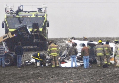 В штате Иллинойс разбился частный самолет: есть жертвы - фото
