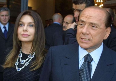 Вероніка Ларіо і Сильвіо Берлусконі. Фото: agi.it
