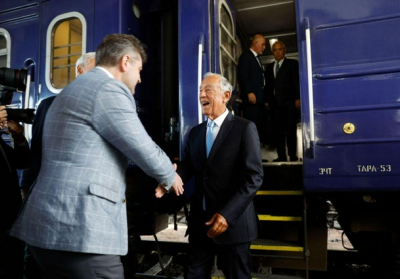Президент Португалії вперше приїхав до Києва