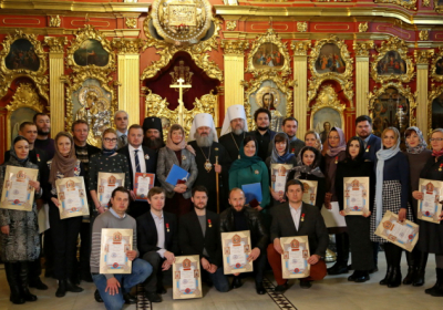 УПЦ МП отметила церковными наградами работников телеканала 