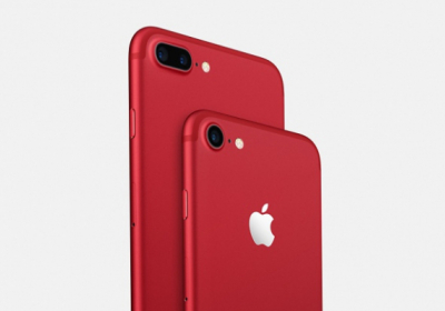 Apple представил iPhone 7 в красном цвете