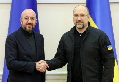 Прем’єр України та президент Євроради у Києві обговорили оборонну і фінансову підтримку України