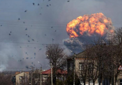 Перед пожаром на арсенал в Калиновке завезли воспламеняющиеся вещества, - прокуратура
