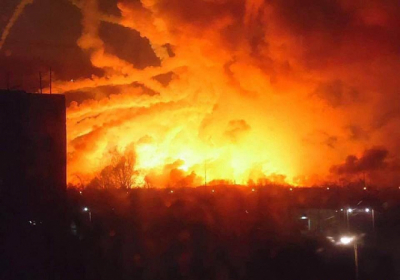 Інтенсивність вибухів на складах в Калинівці становить до трьох в хвилину
