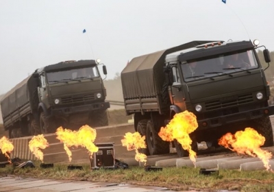 Военные грузовики КАМАЗ. Фото: Ростех