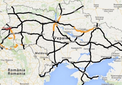 В Украине создали онлайн-карту ремонта дорог, - карта