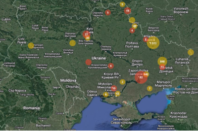 В Україні запущено інтерактивну карту замінованих територій
