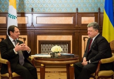 Петро Порошенко і Нікос Анастасіадіс. Фото:  twitter.com/poroshenko