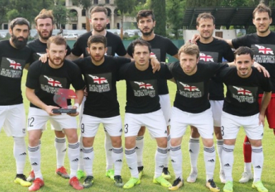 Грузинські футболісти вийшли в антиросійських футболках
