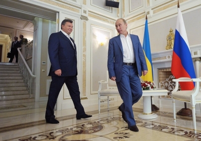 Віктор Янукович, Володимир Путін. Фото: okean.name