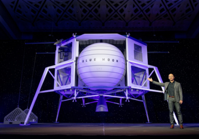 Amazon представили макет аппарата, который сможет высадить людей на Луну