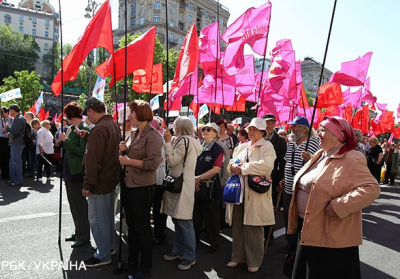 В Киеве марш ко Дню труда прошел без нарушений порядка, - ФОТО