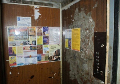 В России с многоэтажного дома украли лифт
