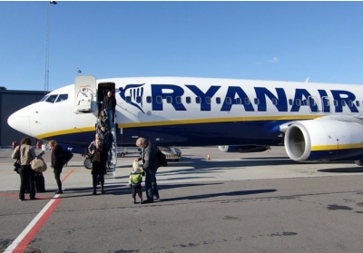 Ryanair скорочує рейси із Будапешту на 40%