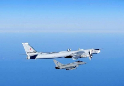 Британские истребители перехватили российский бомбардировщик Ту-95
