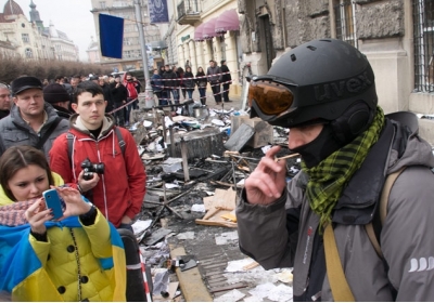 В кабинетах милиционеров Львова активисты нашли странные 