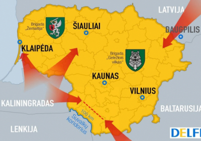 Росія може протягом 24-48 годин почати бойові дії проти країн Балтії, - Міноборони Литви