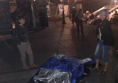 Ночью правоохранители снесли палатки на Майдане