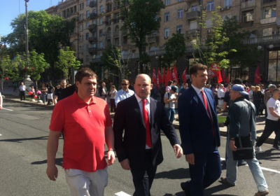 В Киеве начался первомайский марш, - ФОТО