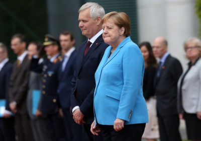 Меркель снова дрожала на публичной встрече, третий раз за месяц, - ВИДЕО