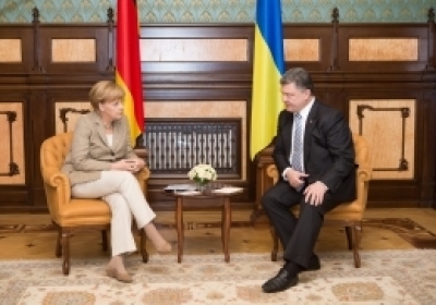 Зустріч з Меркель. Фото: president.gov.ua