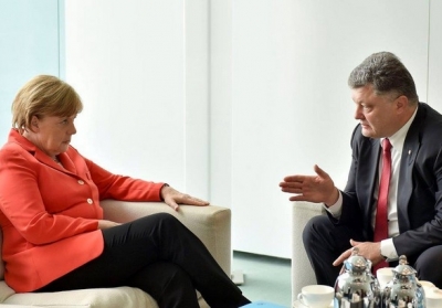 Ангела Меркель, Петро Порошенко. Фото: president.gov.ua