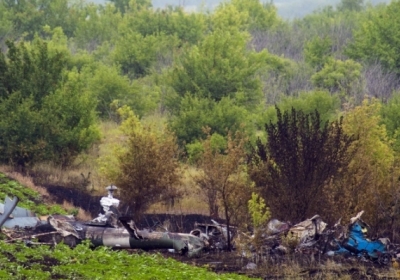 Що знайшли на місці падіння збитого під Слов'янськом вертольота Мі-8