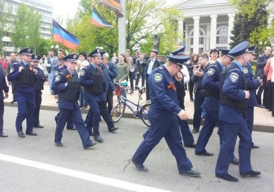 Міліціонери з Донецька. Фото: Twitter/AndreyGrammar