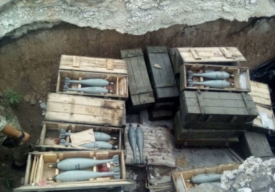 СБУ виявила більше сотні мін у схованці на Донеччині