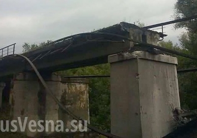 Железнедорожный мост в Луганску. Фото: rusvesna.su