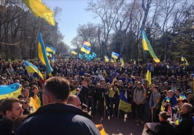 Более 10 тыс. одесситов митинговали за единство Украины
