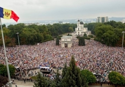 протести у Молдові Фото: theguardian.com