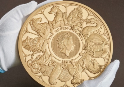 В Британии изготовили десятикилограммовую золотую монету