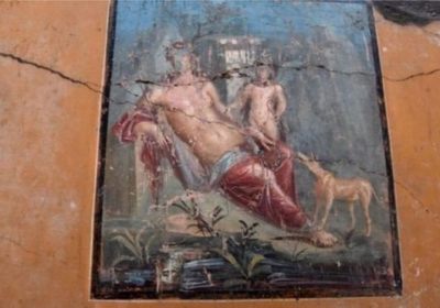 Археологи знайшли у Помпеях фреску з Нарцисом