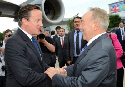 Дэвид Кэмерон и Нурсултан Назарбаев. Фото: news.nur.kz
