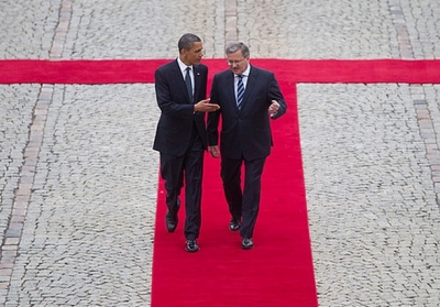 Барак Обама, Бронислав Коморовский. Фото: prezydent.pl