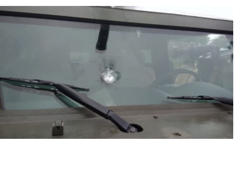 Боевики обстреляли авто пограничников в направлении пропускного пункта 
