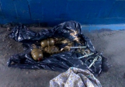 В Одесі неподалік Куликового поля поліція виявила сховище з гранатами