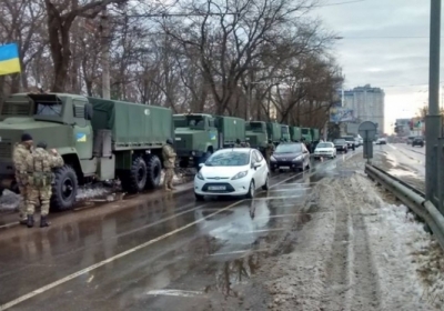 В Одессе Нацгвардия в полном вооружении начала отработки антитеррористической операции, - фото
