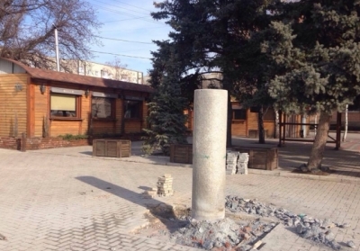 На Запоріжжі демонтували пам’ятник Тарасу Шевченку