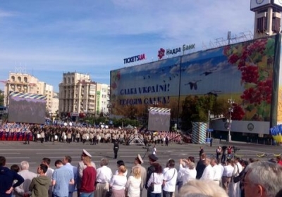 Украина празднует День Независимости на военном параде около 49 единиц техники, - трансляция