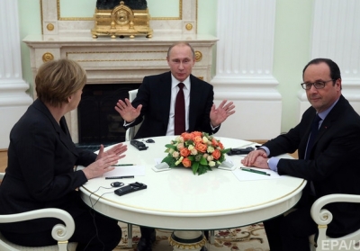 Меркель, Олланд і Путін провели переговори щодо Сирії