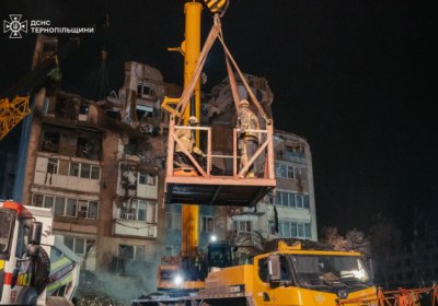 У Тернополі завершили рятувальні роботи на місці удару по багатоповерхівці